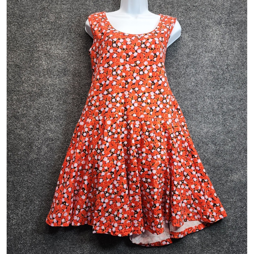 Svaha USA Red Blood Cell Science STEM Organic Cotton Fit & Flare Dress XL